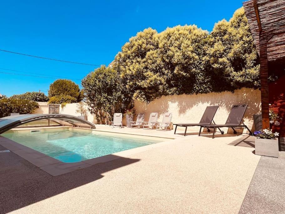 Villa Individuelle Familiale 4 A 12 Couchages Cuxac-dʼAude Eksteriør bilde
